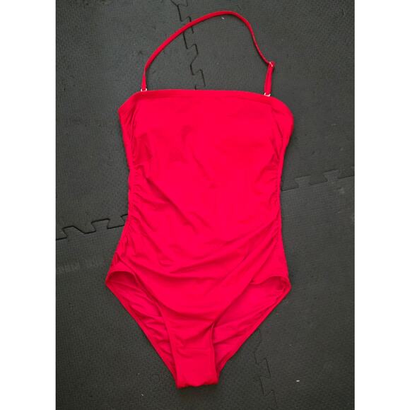 Holipick Red One Piece Swimsuit Tummy Control Womens Size Large - Picture 1 of 9